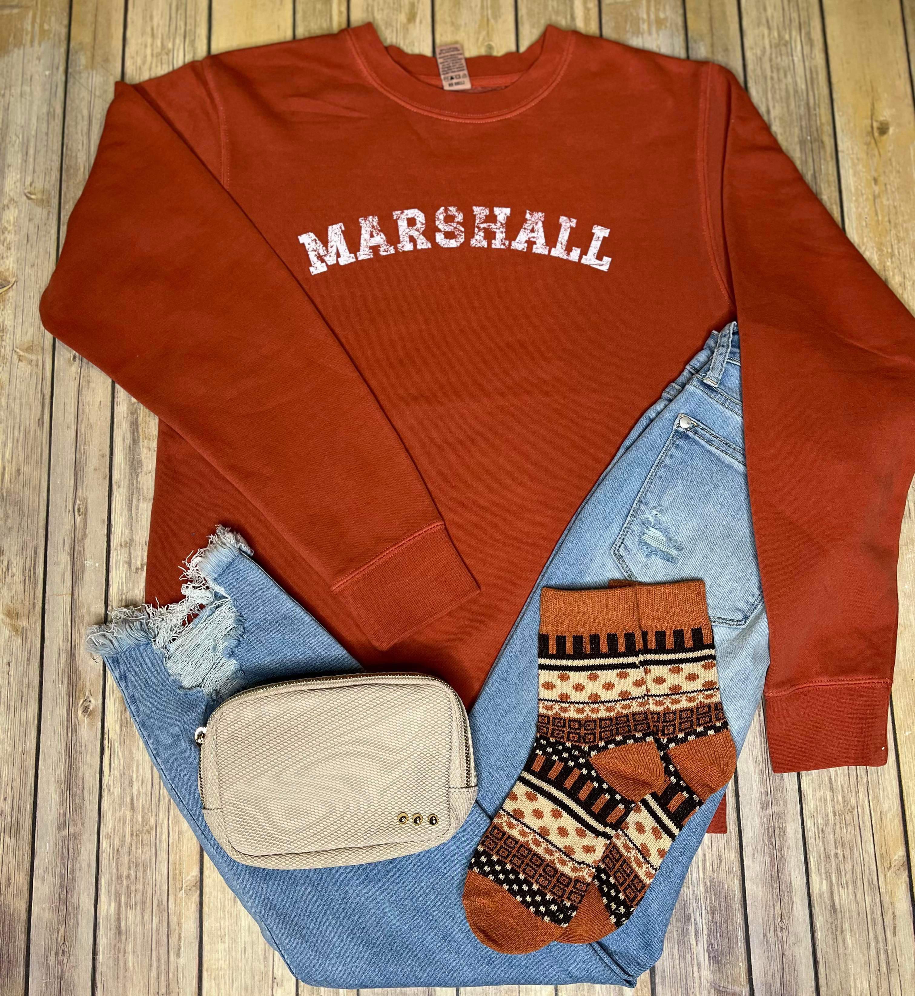 Marshall Crewneck sweatshirt in autumn