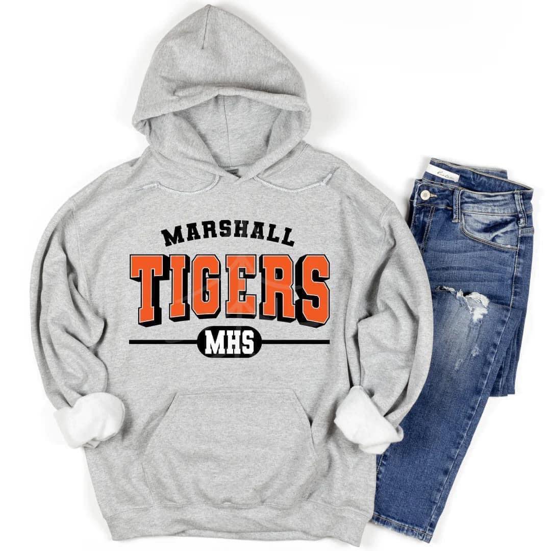 Marshall Tigers Hoodie (with or without the MHS )