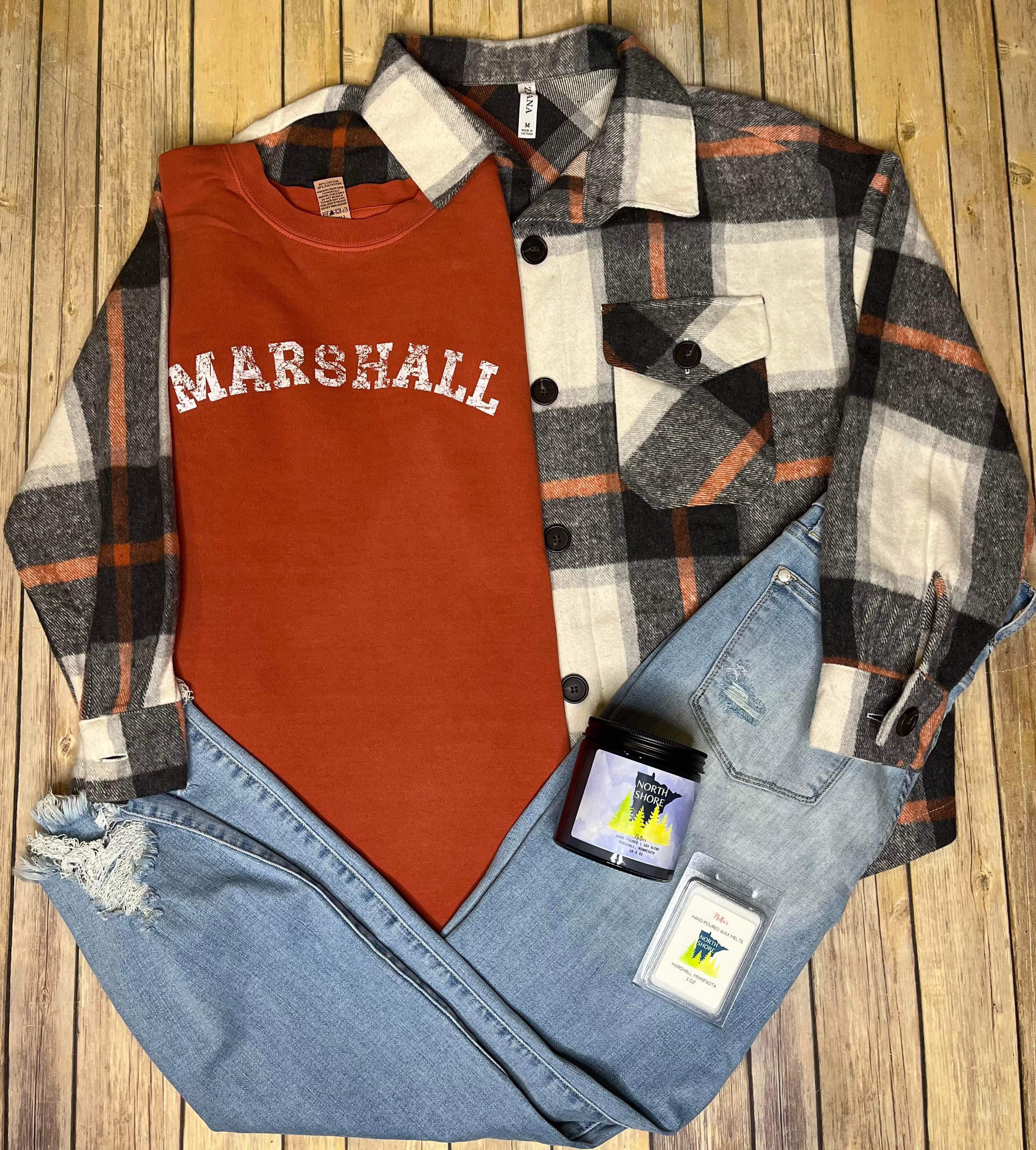 Marshall Crewneck sweatshirt in autumn